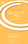 Rejoice We Sing SATB/Unison choral sheet music cover